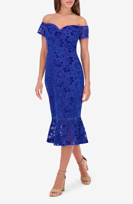 Off the Shoulder Midi Dress