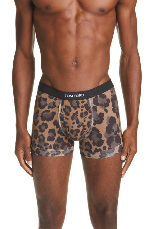 Leopard Print Boxer Briefs
