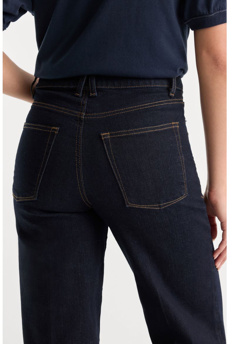 Good Waist High Waist Palazzo Wide Leg Jeans, Alternate, color, RINSE