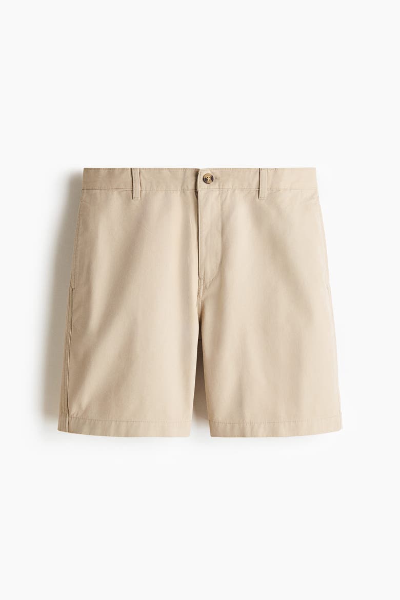 Relaxed Fit Chino Shorts, Alternate, color, Beige