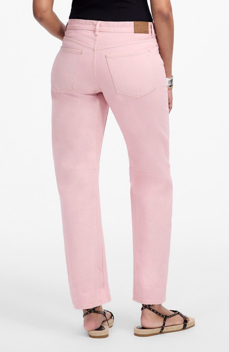 Madewell The Darted Barrel-Leg Jeans, Alternate, color, Subtle Blossom