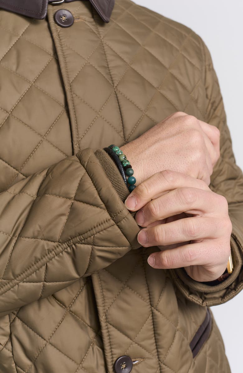 FLYNT Diamond Quilted Jacket, Alternate, color, Khaki