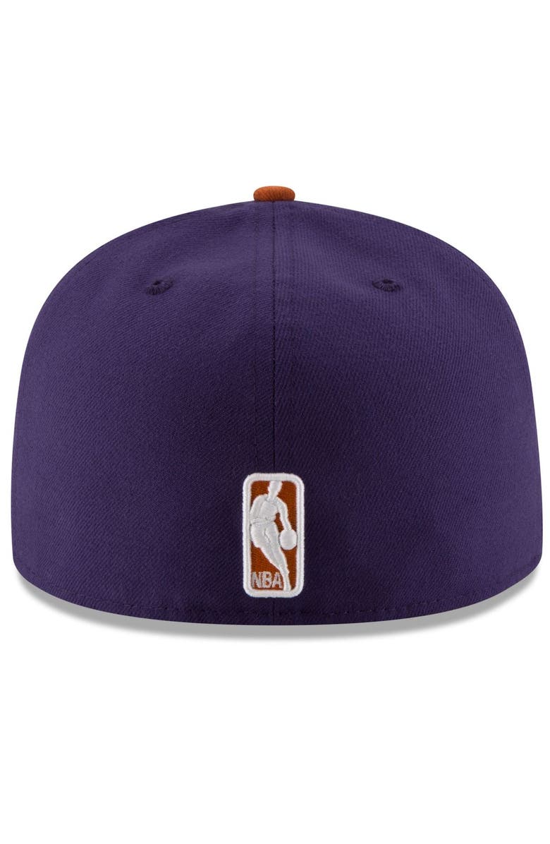 New Era Men's New Era Purple/Orange Phoenix Suns Official Team Color 2Tone 59FIFTY Fitted Hat, Alternate, color, 