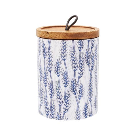Blue Harvest Medium Decorative Canister