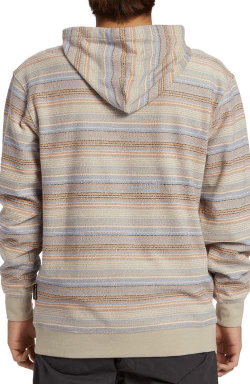 QUIKSILVER QUIKSILVER GREAT OTWAY STRIPE HOODIE