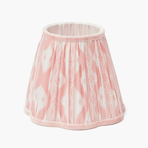 Pink Ikat Lampshade (18cm)