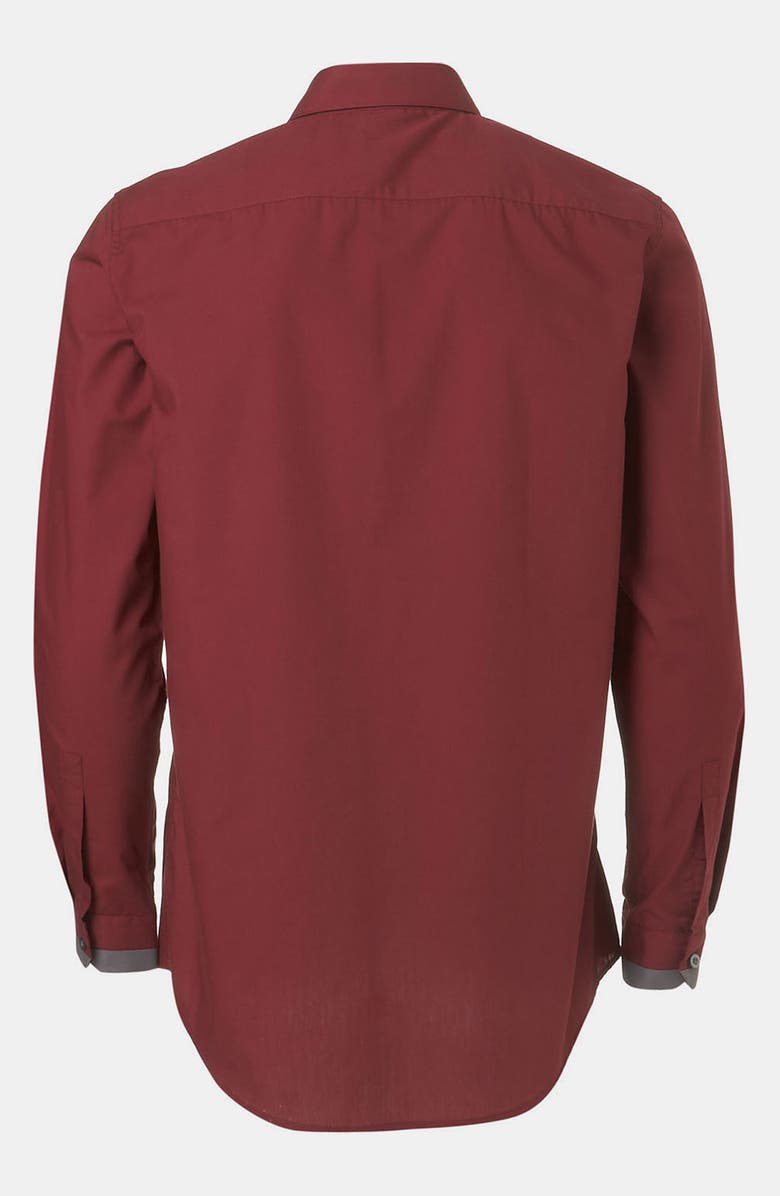 Topman 'Smart' Extra Trim Dress Shirt, Alternate, color, 