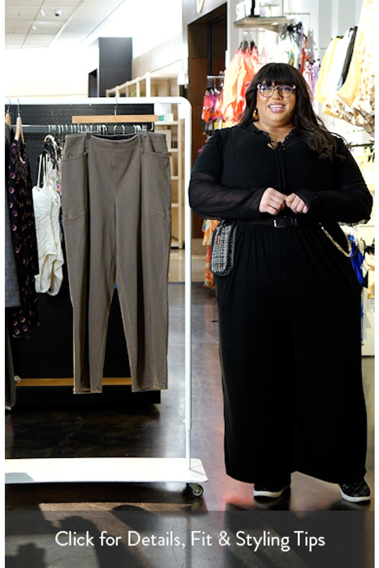 Penelope Pull-On Knit Barrel Jeans video