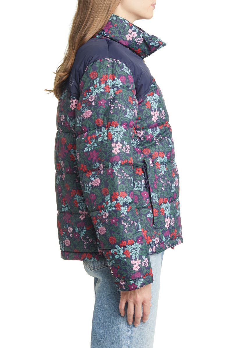 Joules Elberry Floral Puffer Coat, Alternate, color,