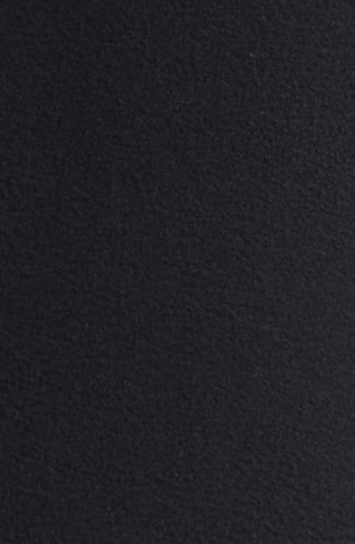 Moncler Hooded Long Sleeve Knitwear With Quilted Front In Black
