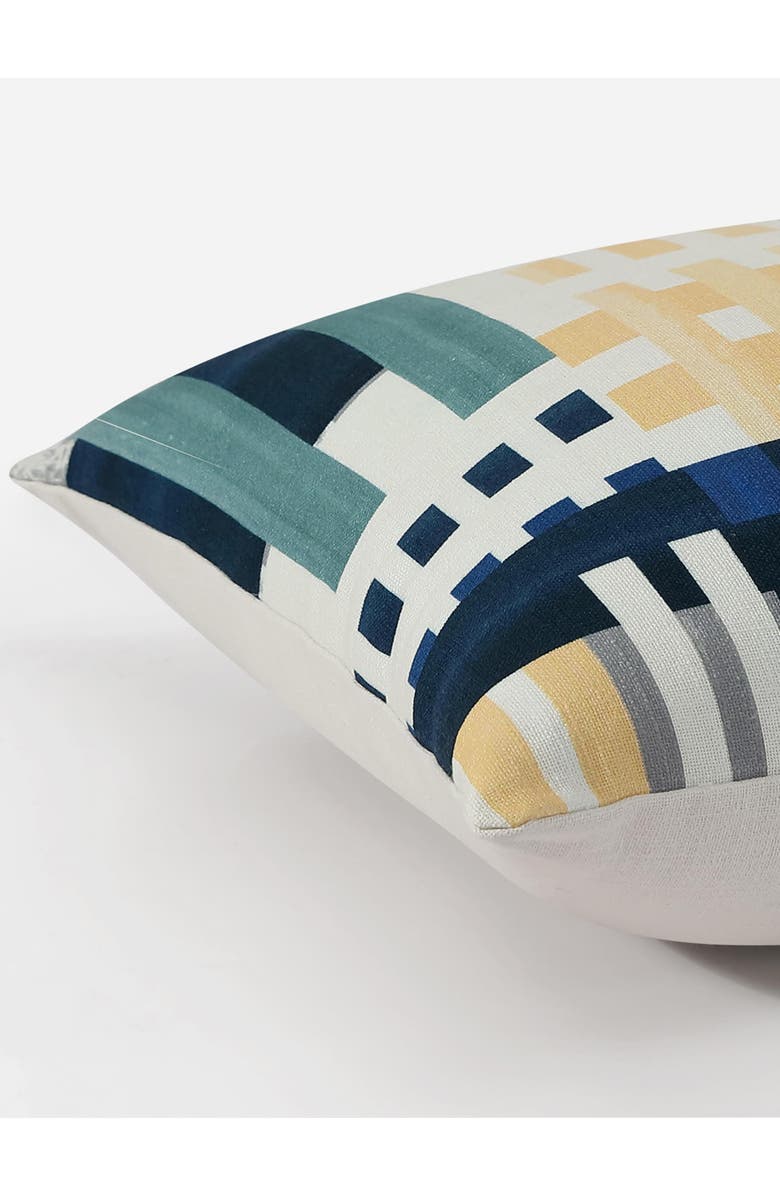 Sunday Citizen Plaid Big Throw Pillow, Alternate, color, 
