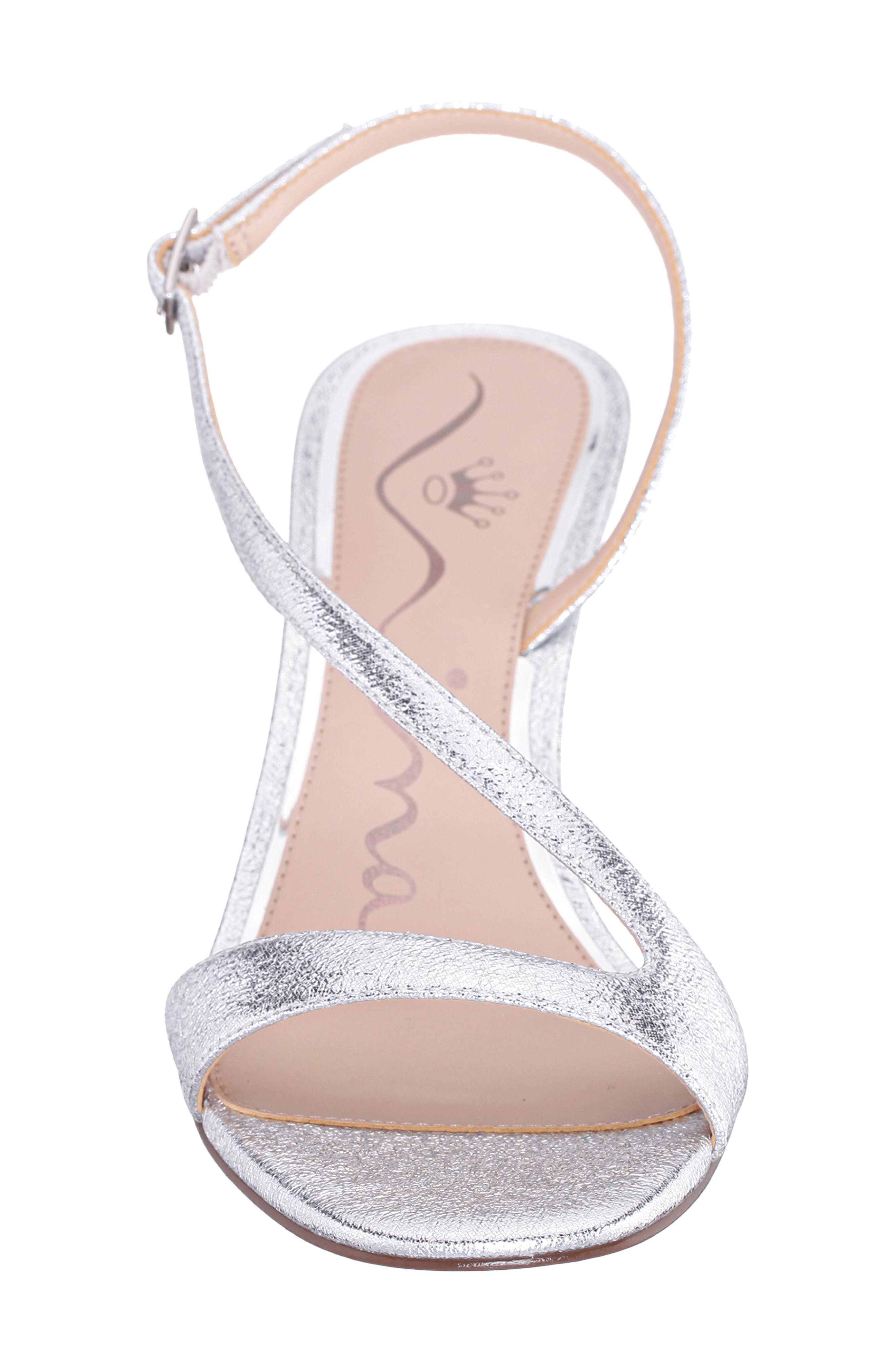 Bubbles Sandal, Alternate, color, SILVER