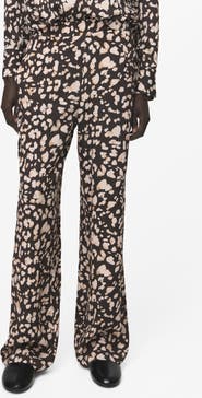 MANGO Animal Print Pants