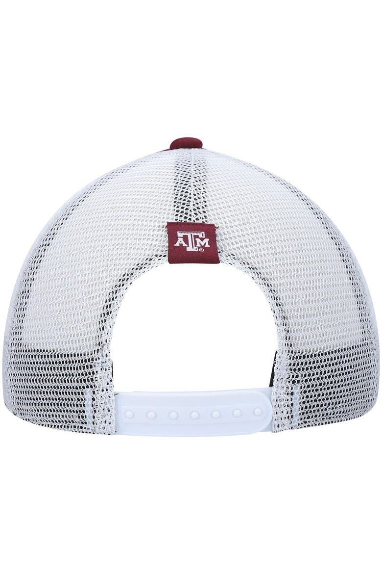 Men's adidas Maroon/White Texas A&M Aggies Wave Foam Trucker Snapback Hat, Alternate, color, Maroon