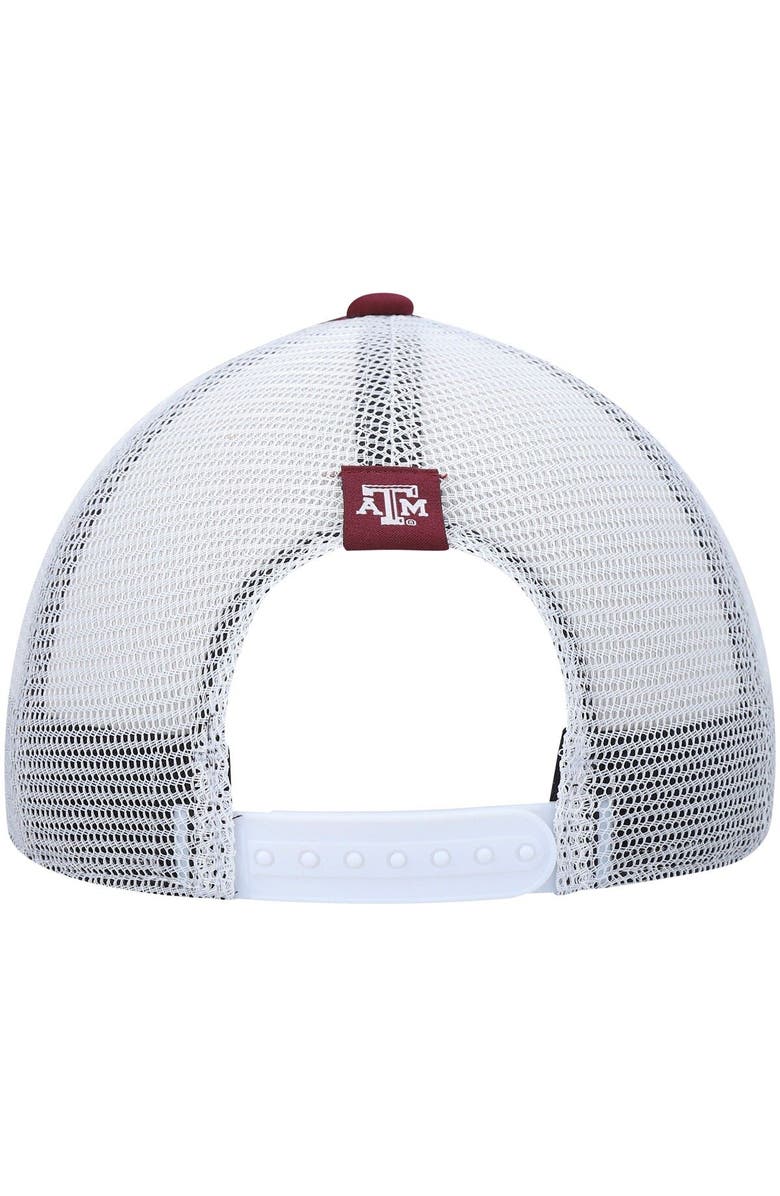 adidas Men's adidas Maroon/White Texas A&M Aggies Wave Foam Trucker Snapback Hat, Alternate, color, Maroon