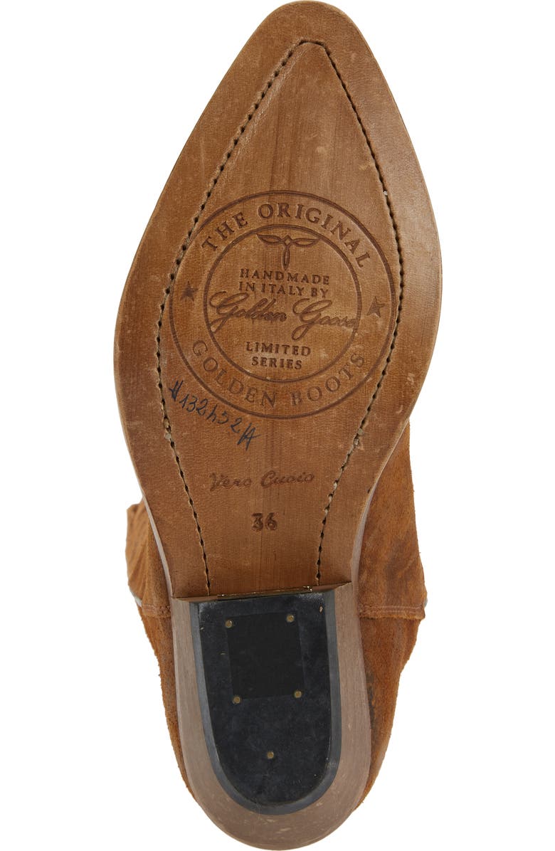 Golden Goose Wish Star Western Suede Tall Boot, Alternate, color,