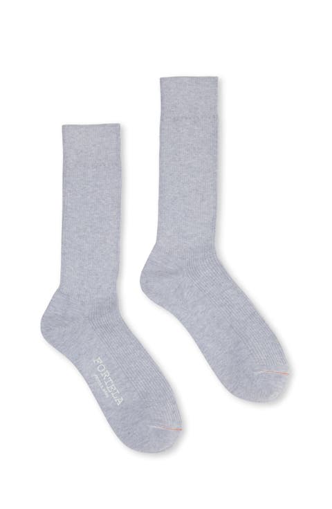 2 Mid-Length Lisle Cotton Socks