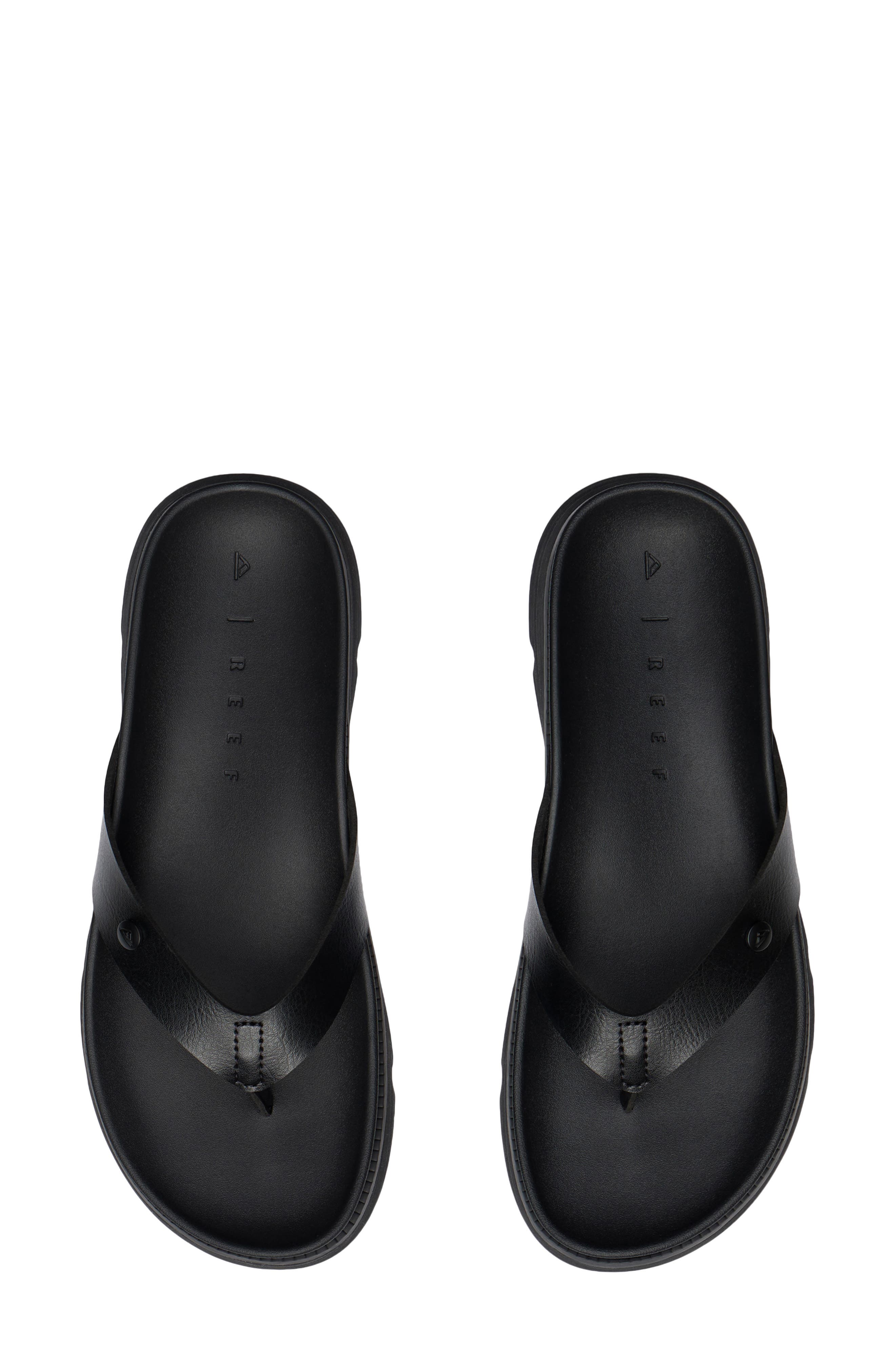 Reef Vista Luxe Viviannah Flip Flop, Alternate, color, Black