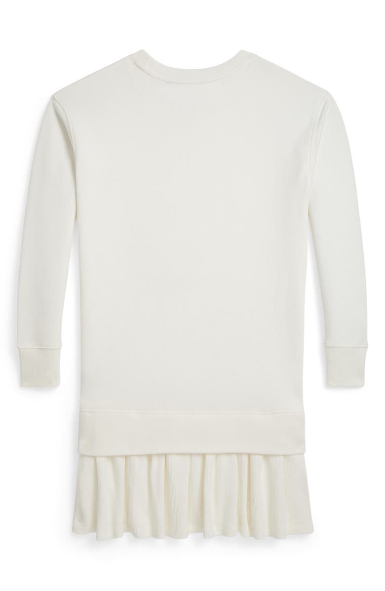 Polo Ralph Lauren Kids' Polo Bear Long Sleeve Sweatshirt Dress, Alternate, color,