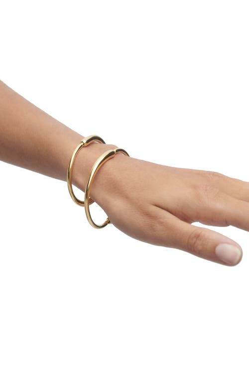 Pdpaola Loop Bangle In Gold