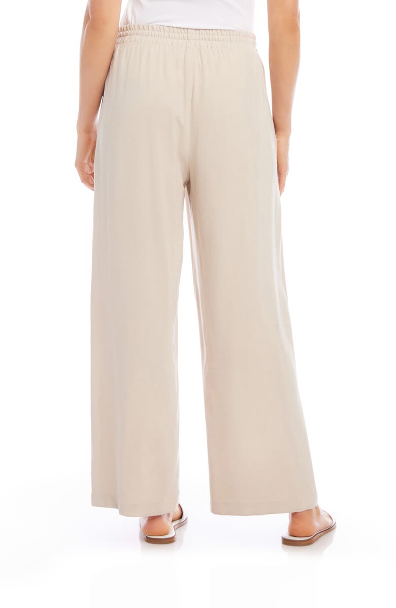 Karen Kane Drawstring Pants, Alternate, color, Ecru