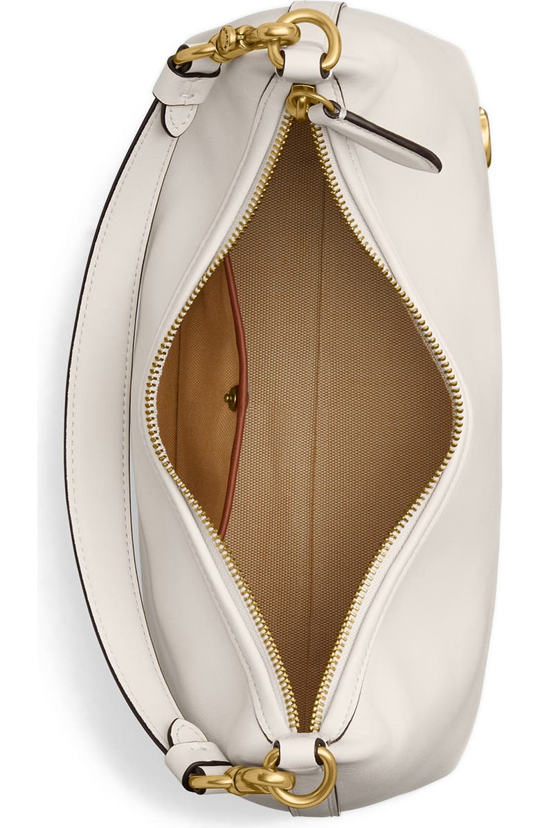 COACH Juliet Glove Tanned Leather Shoulder Bag, Alternate, color, B4/Chalk