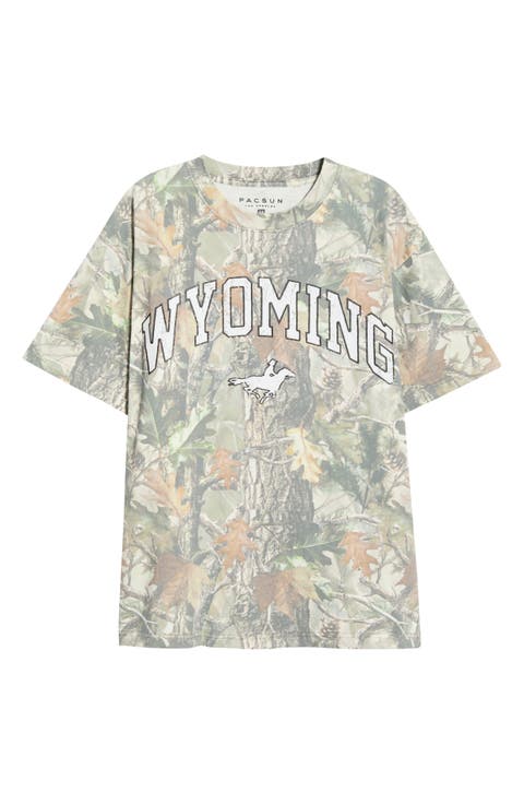 Wyoming Camo Cotton T-Shirt