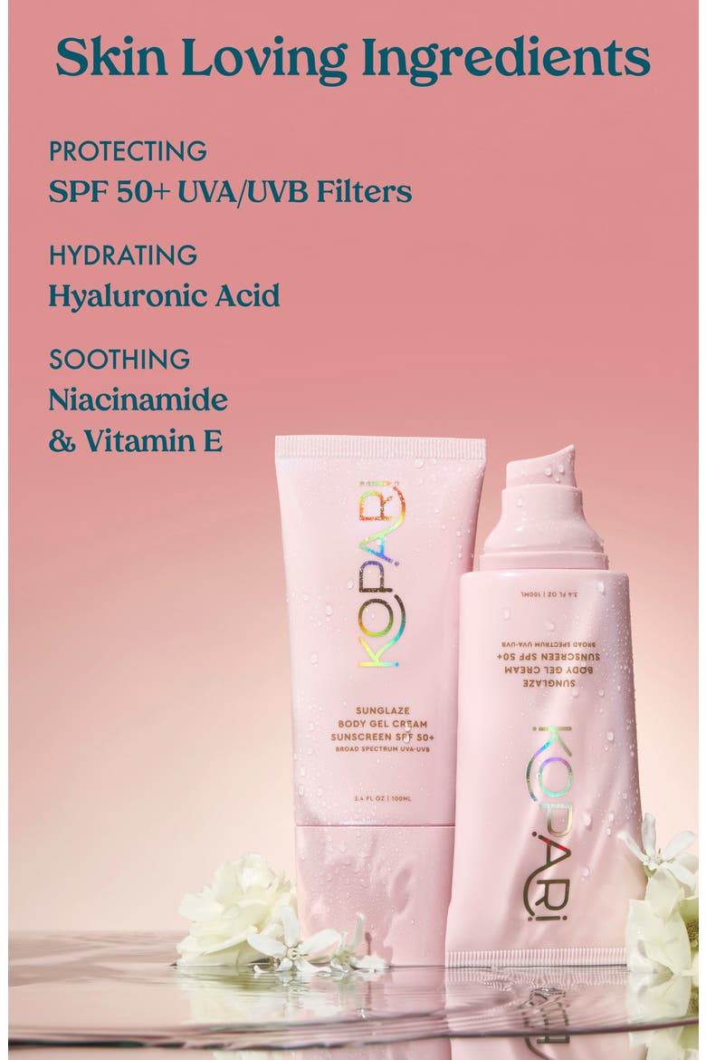 Sunglaze Body Gel Cream Sunscreen, Alternate, color, NO COLOR