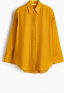 H&M Oversized Crinkled Shirt