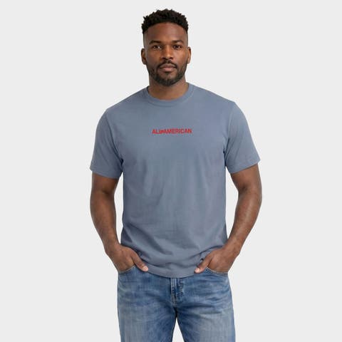 All-American Football Garment Dyed T-Shirt