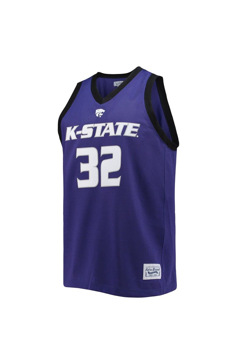 Retro Brand Men's Original Retro Brand Dean Wade Purple Kansas State Wildcats Alumni Commemorative Replica Basketball Jersey, Alternate, color, 