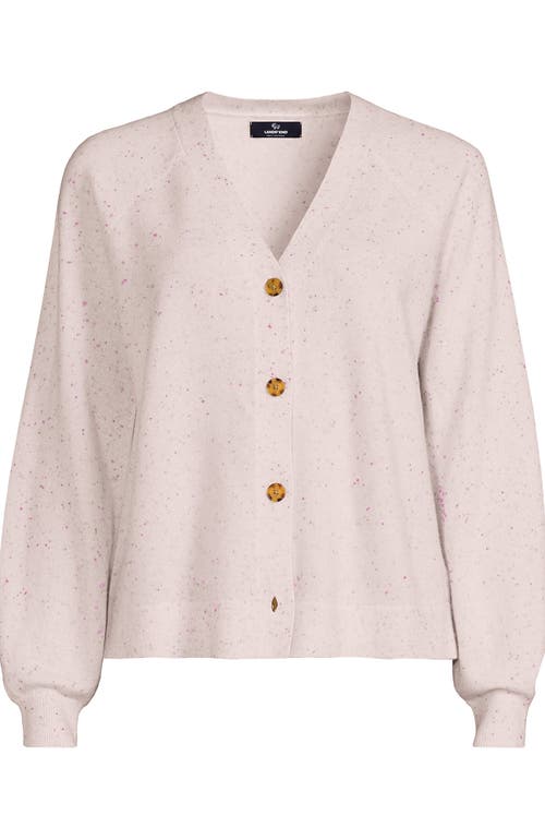 Lands' End Plus Size Cashmere Cardigan In Purple