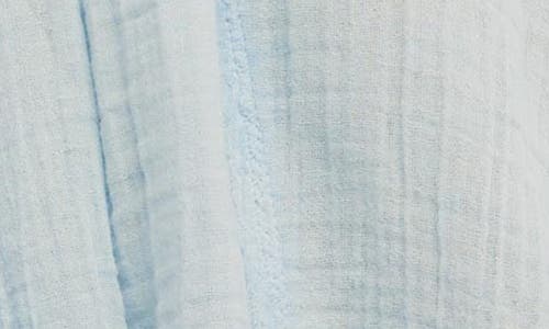 Shop Free People Valley Cotton Doublecloth Button-up Shirt In Ice Water