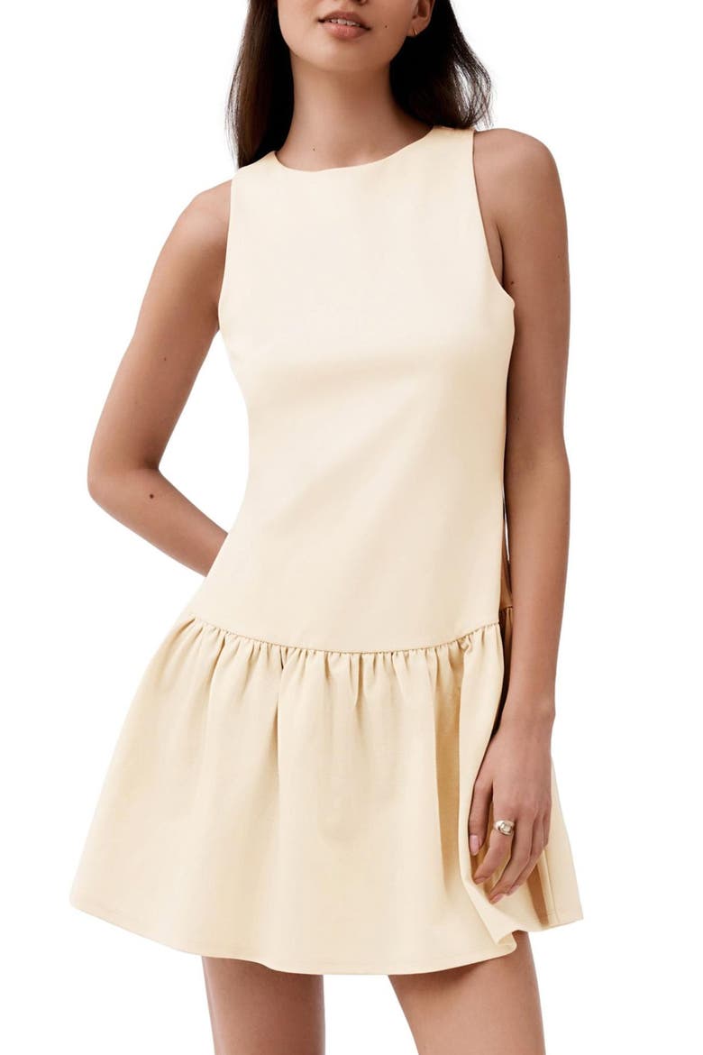 Drop Waist Minidress, Main, color, YELLOW