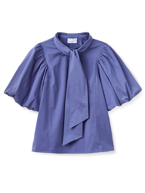 Perry Removable Tie Neck Top