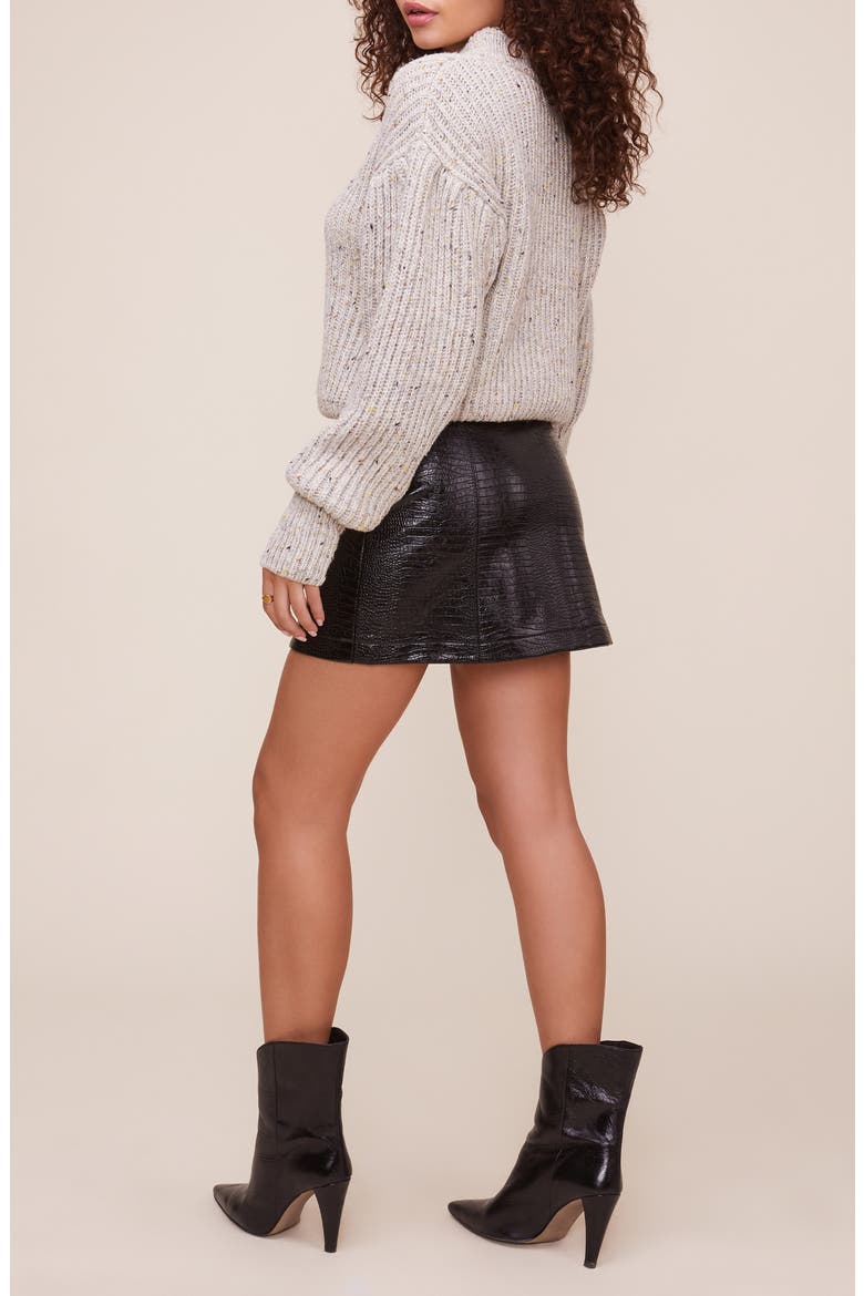 Regis Sweater, Alternate, color, GRAY SPECKLE