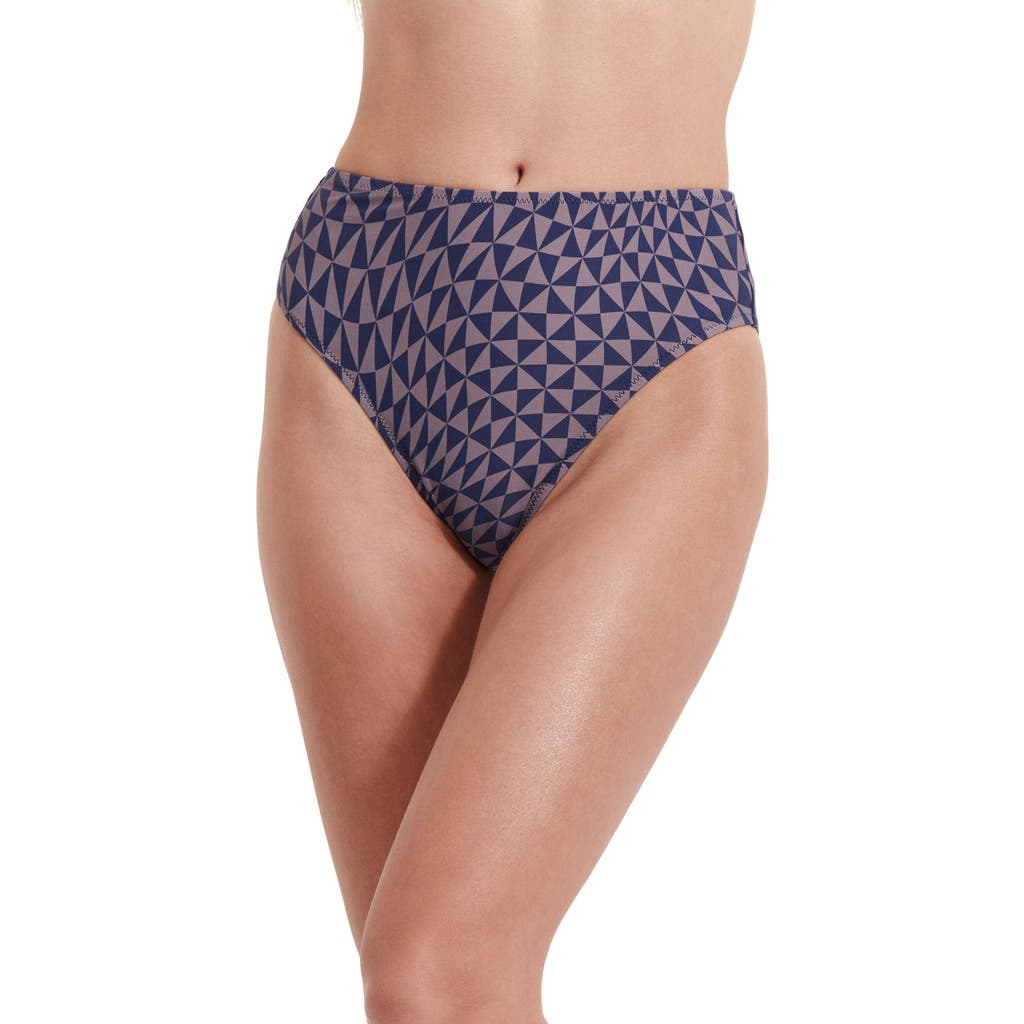 Flirtt Gottex Midnight Magic High Rise Swim Bottom In Multi