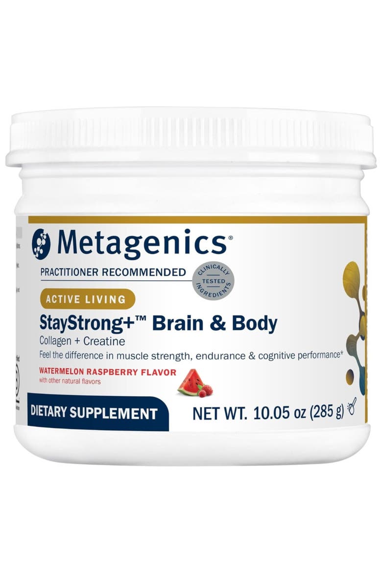 StayStrong Plus Brain and Body Creatine Collagen Powder Blend 30 Servings, Main, color, None