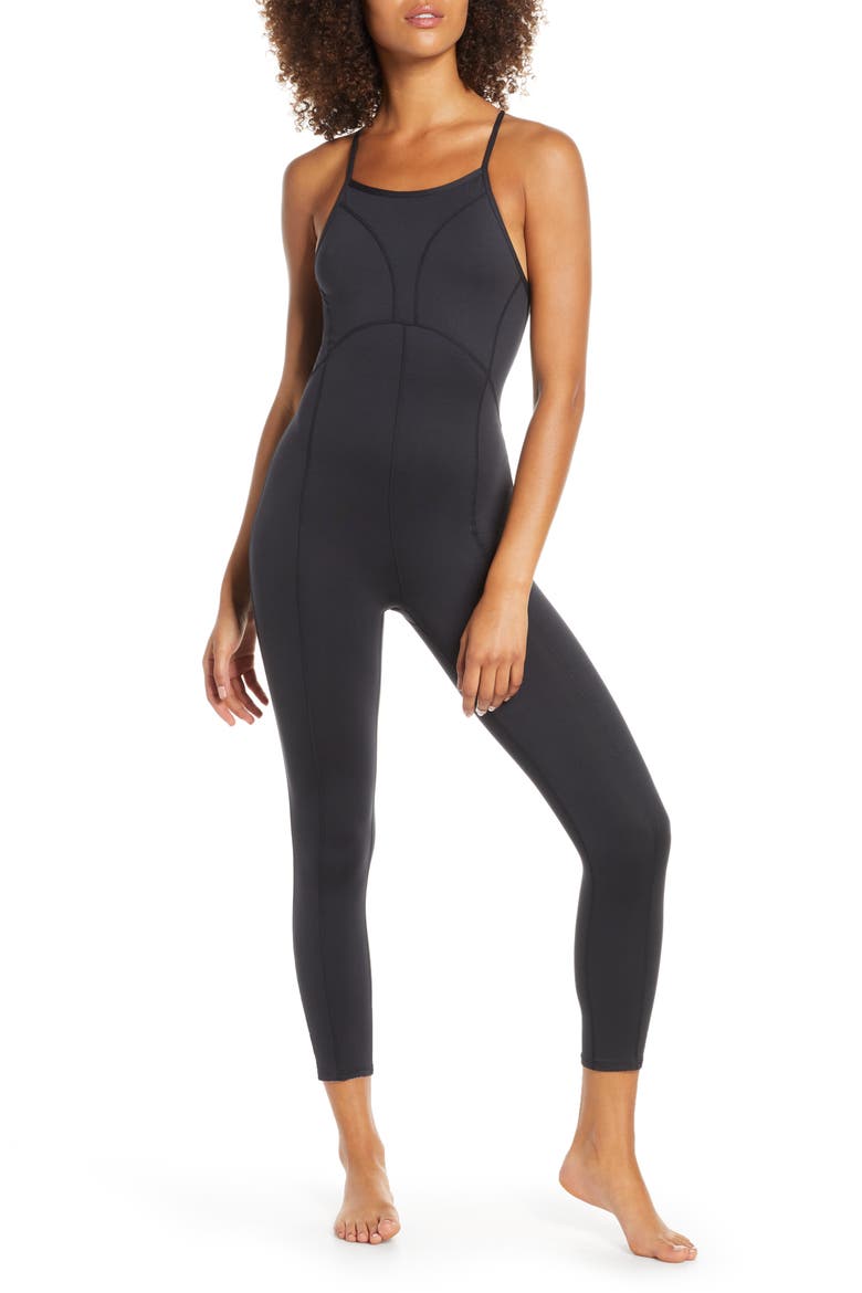 FP Movement Side to Side Full Length Leotard, Main, color, BLACK