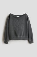H&M Oversized Off-the-shoulder Top