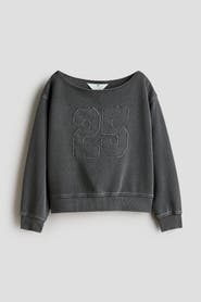 H&M Oversized Off-the-shoulder Top