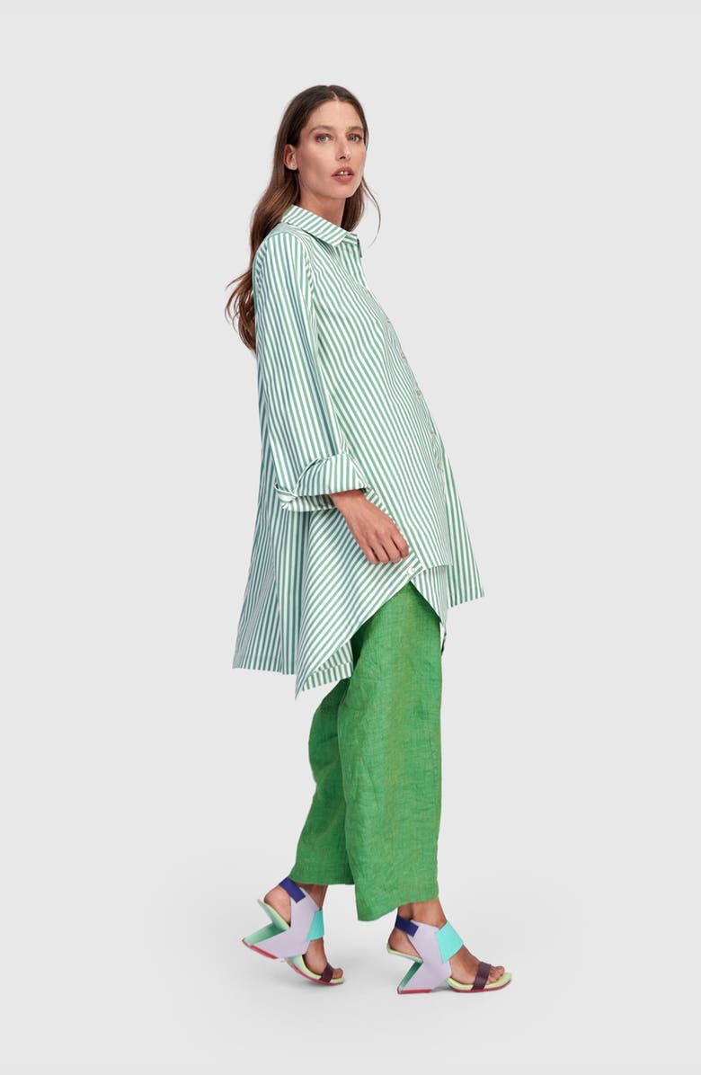 Alembika Julep Tunic Shirt, Alternate, color, Green