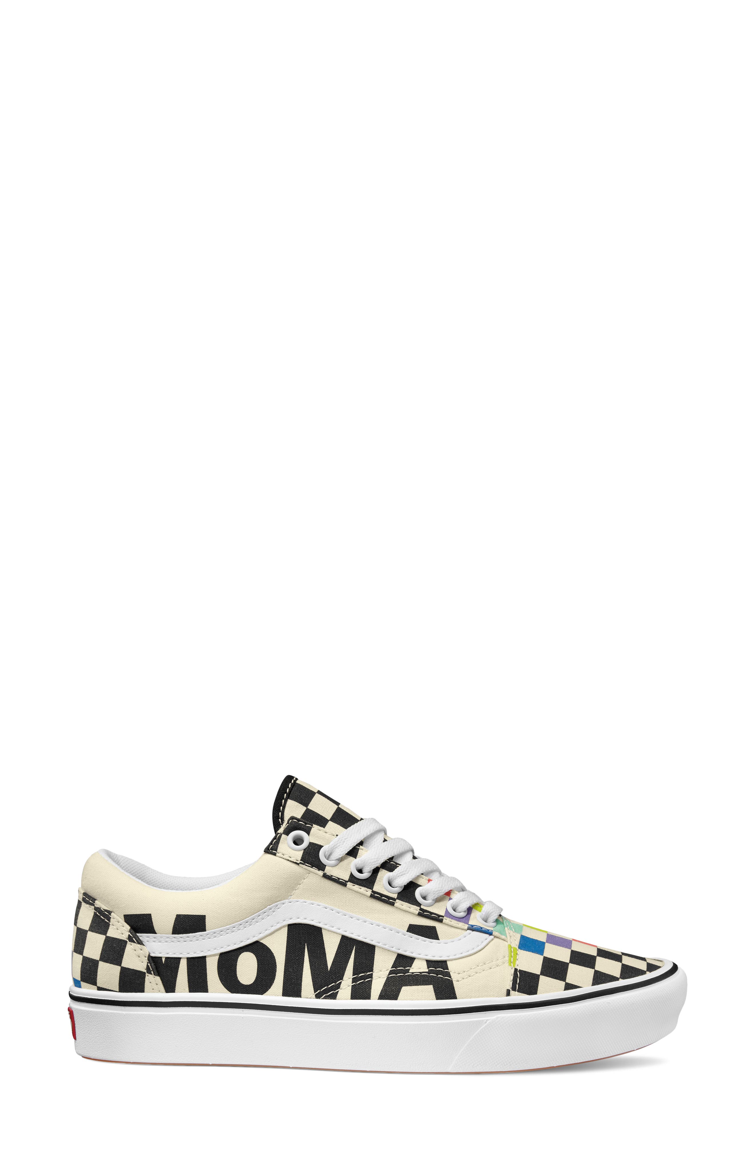 Vans x MoMA ComfyCush Old Skool Slip-On Sneaker, Main, color, 