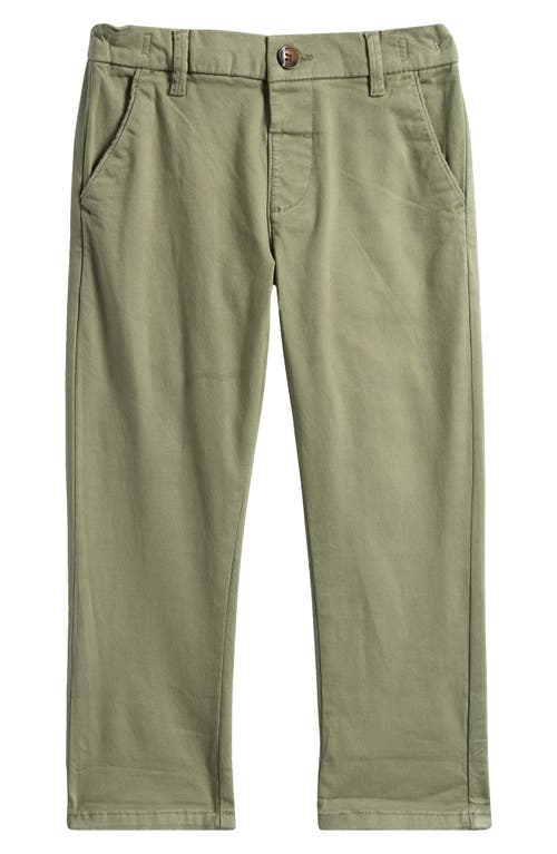 Next Kids' Stretch Cotton Chinos In Green