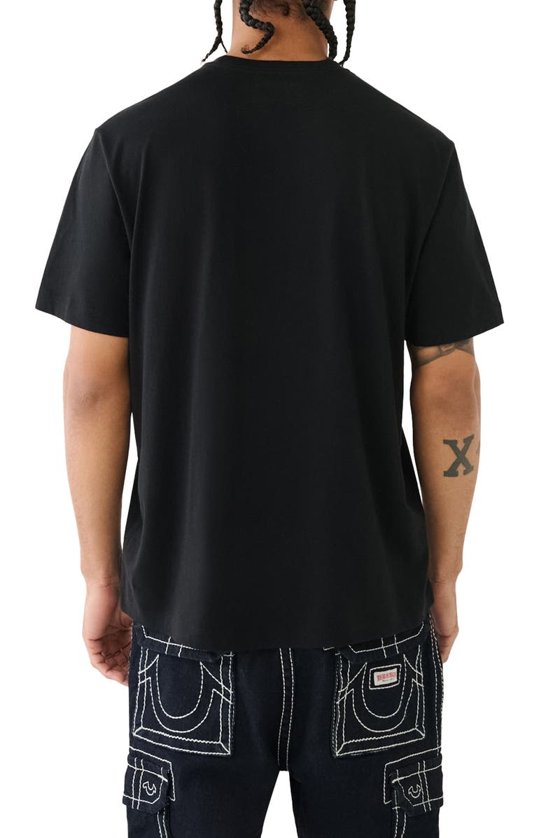 True Religion Brand Jeans Relaxed Cotton Graphic T-Shirt, Alternate, color,