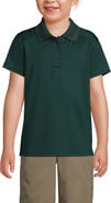 Lands' End School Uniform Girls Short Sleeve Feminine Fit Rapid Dry Polo Shirt