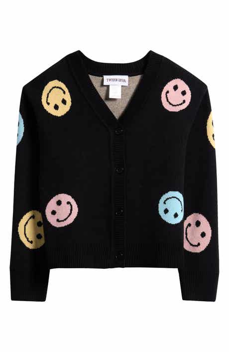 Tween Diva Kids' Smiley Cardigan