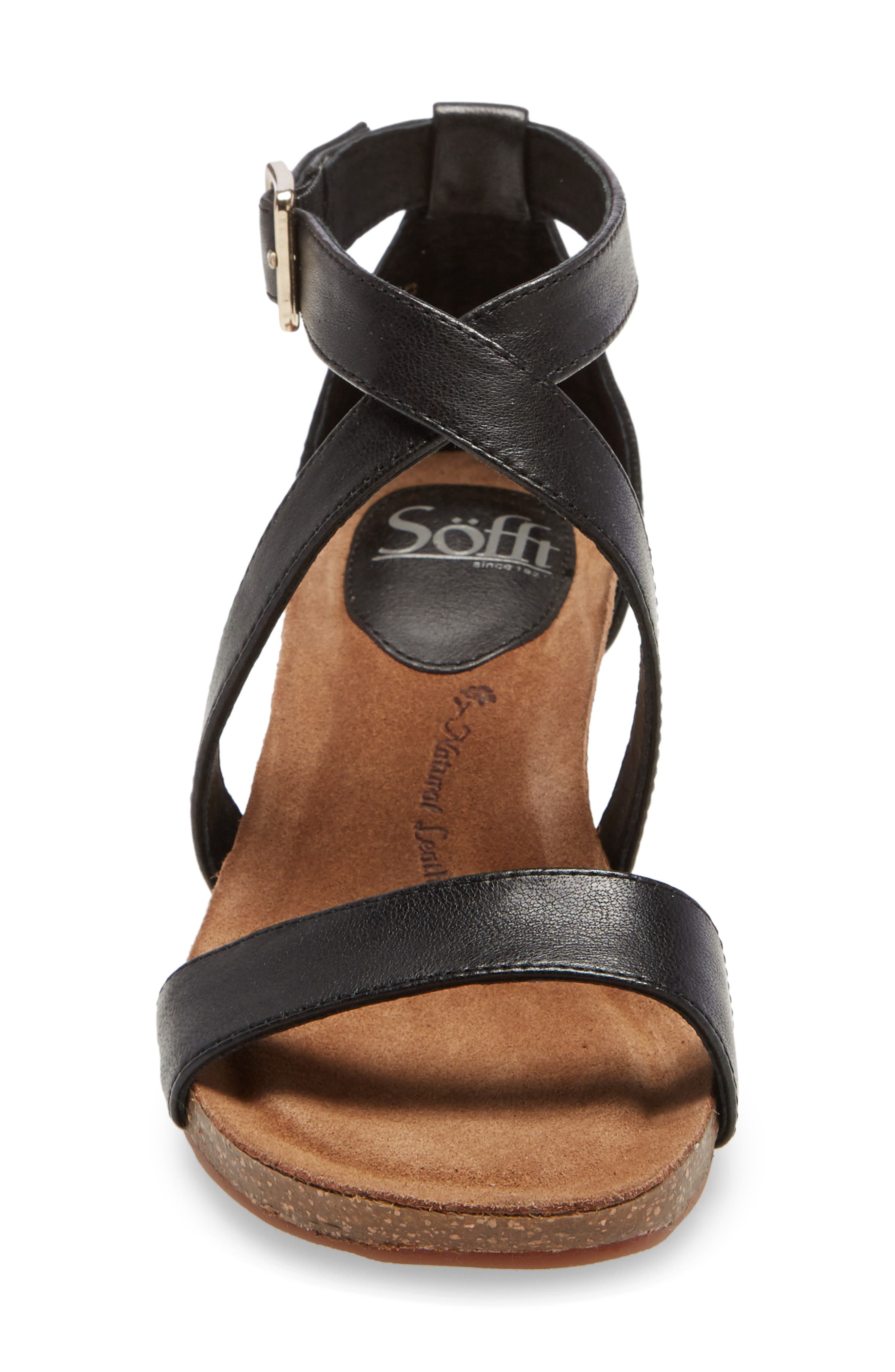 Söfft Valeryn Wedge Sandal, Alternate, color, 