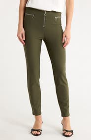 PATRIZIA LUCA Zip Front Skinny Pants