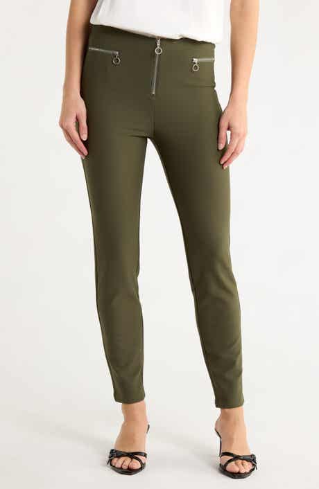 PATRIZIA LUCA Zip Front Skinny Pants
